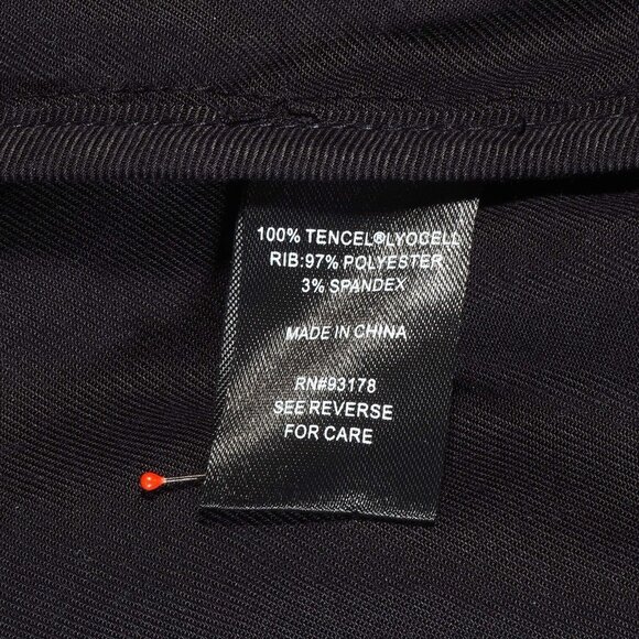 Context Womens Jacket Size S Floral Embroidered Nehru Black Pink Orange Silver - Picture 8 of 8